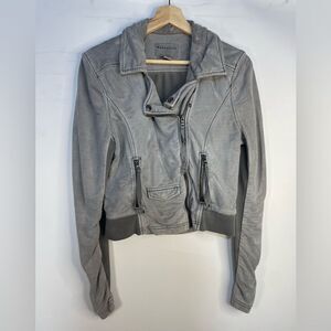 Marrakech Super‎ Soft Moto Grey Jacket Medium